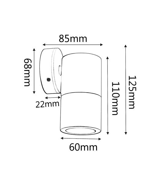MR16 Exterior Wall Pillar Spot Lights IP65