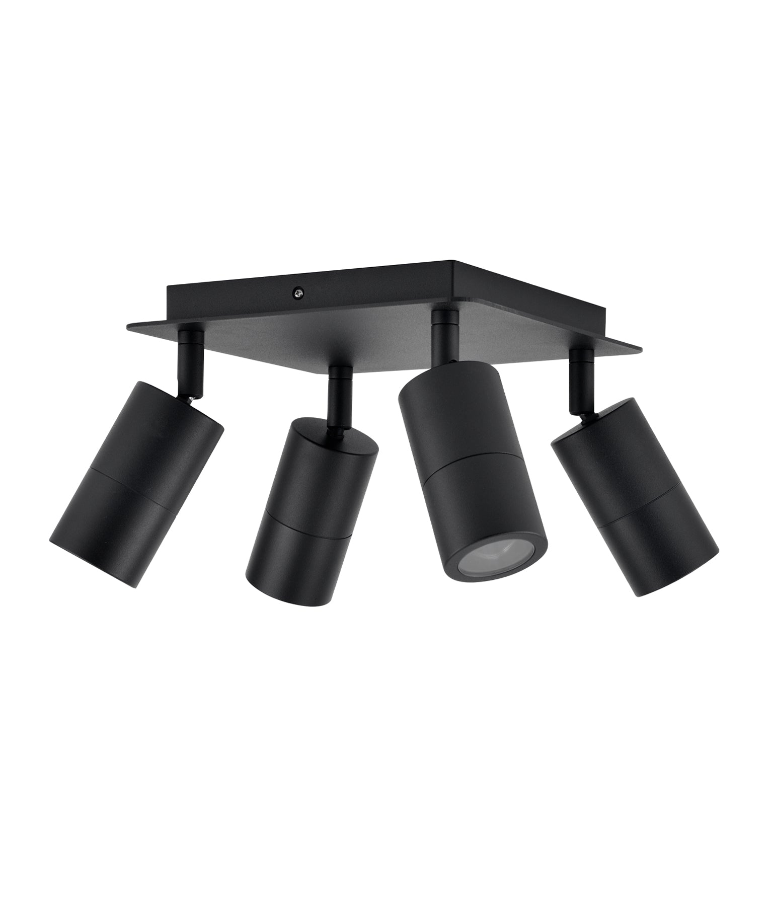 GU10 Exterior Adjustable Head Bar Lights in Black