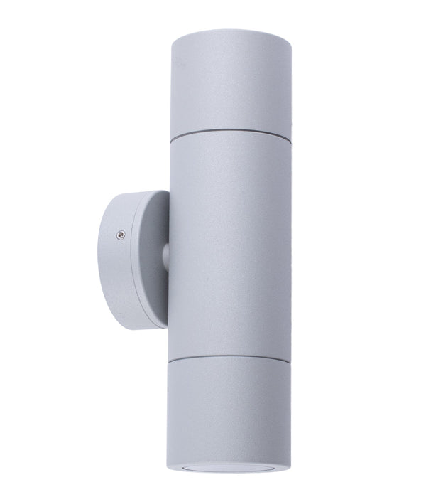 GU10 Exterior Wall Pillar Spot Lights (Matte Grey) IP65