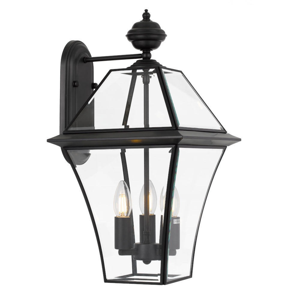 RYE 27 SOLID BRAS EXTERIOR WALL LIGHT