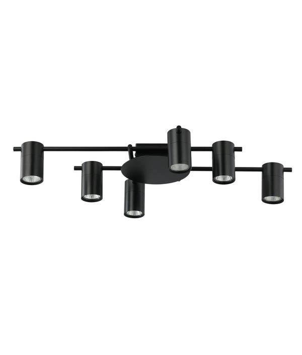 TACHE: Interior Spot Ceiling Lights with Adjustable Black Heads IP20