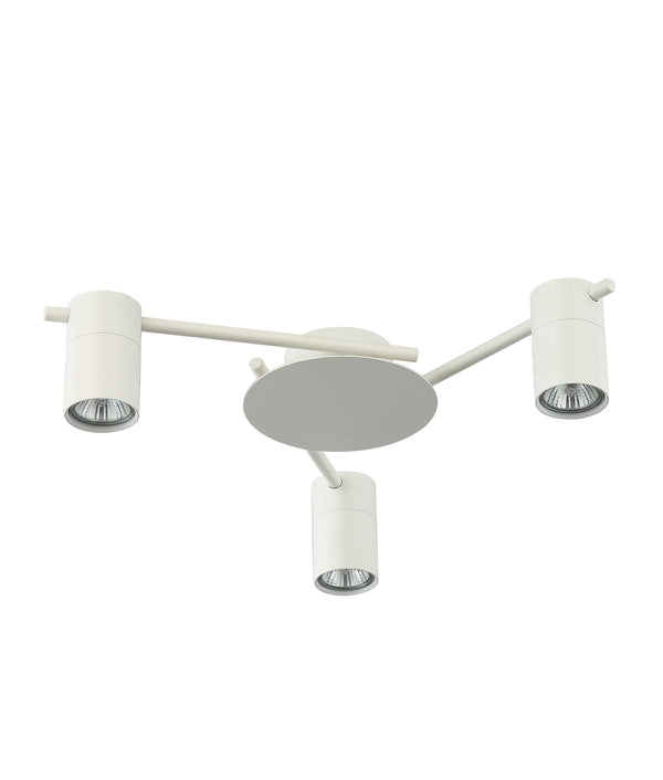 TACHE: Interior Spot Ceiling Lights with Adjustable White Heads IP20