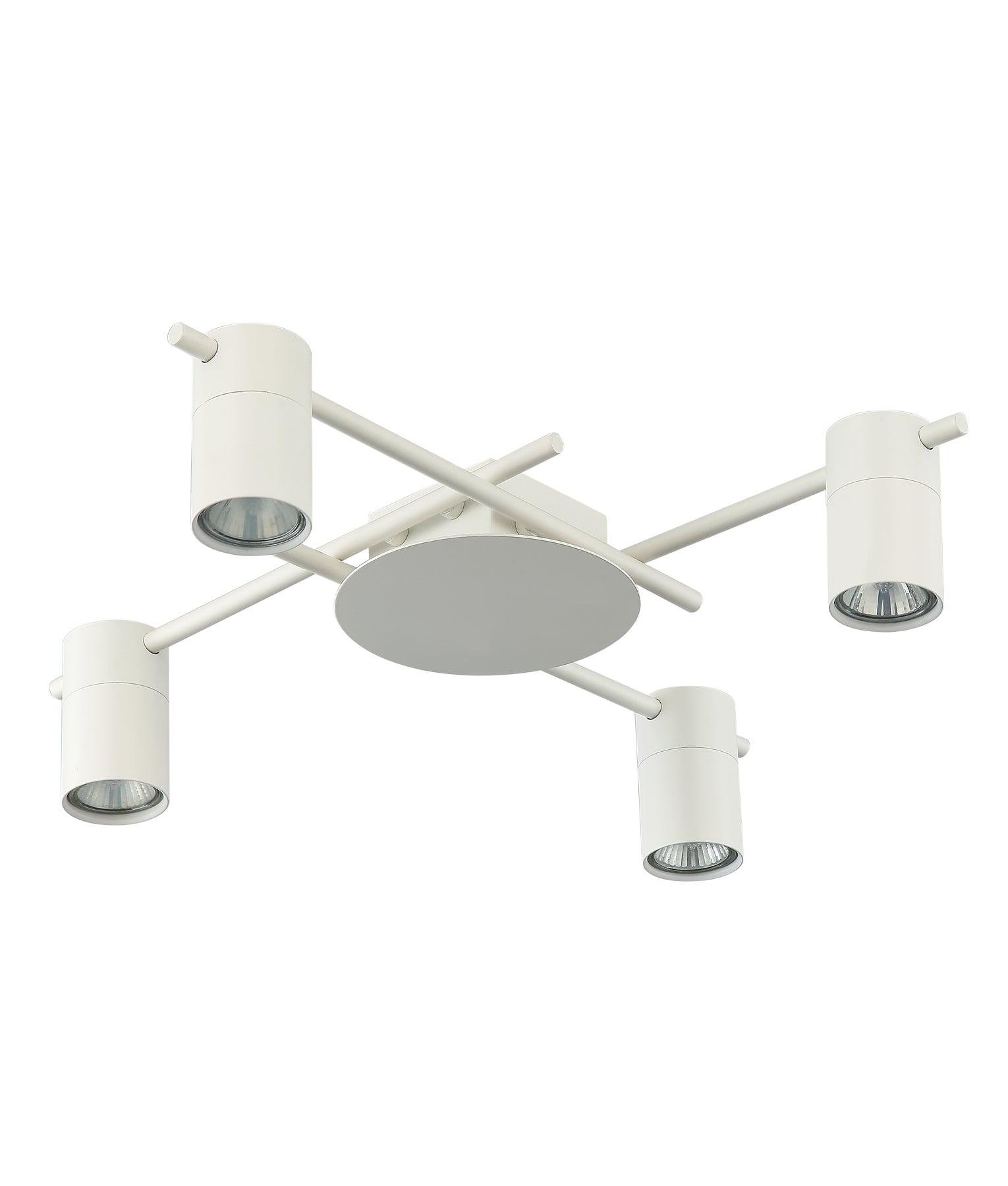 TACHE: Interior Spot Ceiling Lights with Adjustable White Heads IP20
