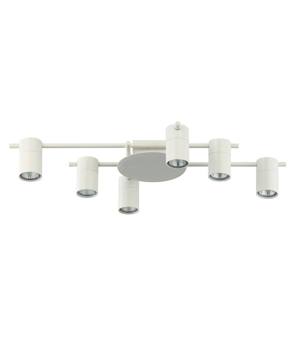 TACHE: Interior Spot Ceiling Lights with Adjustable White Heads IP20