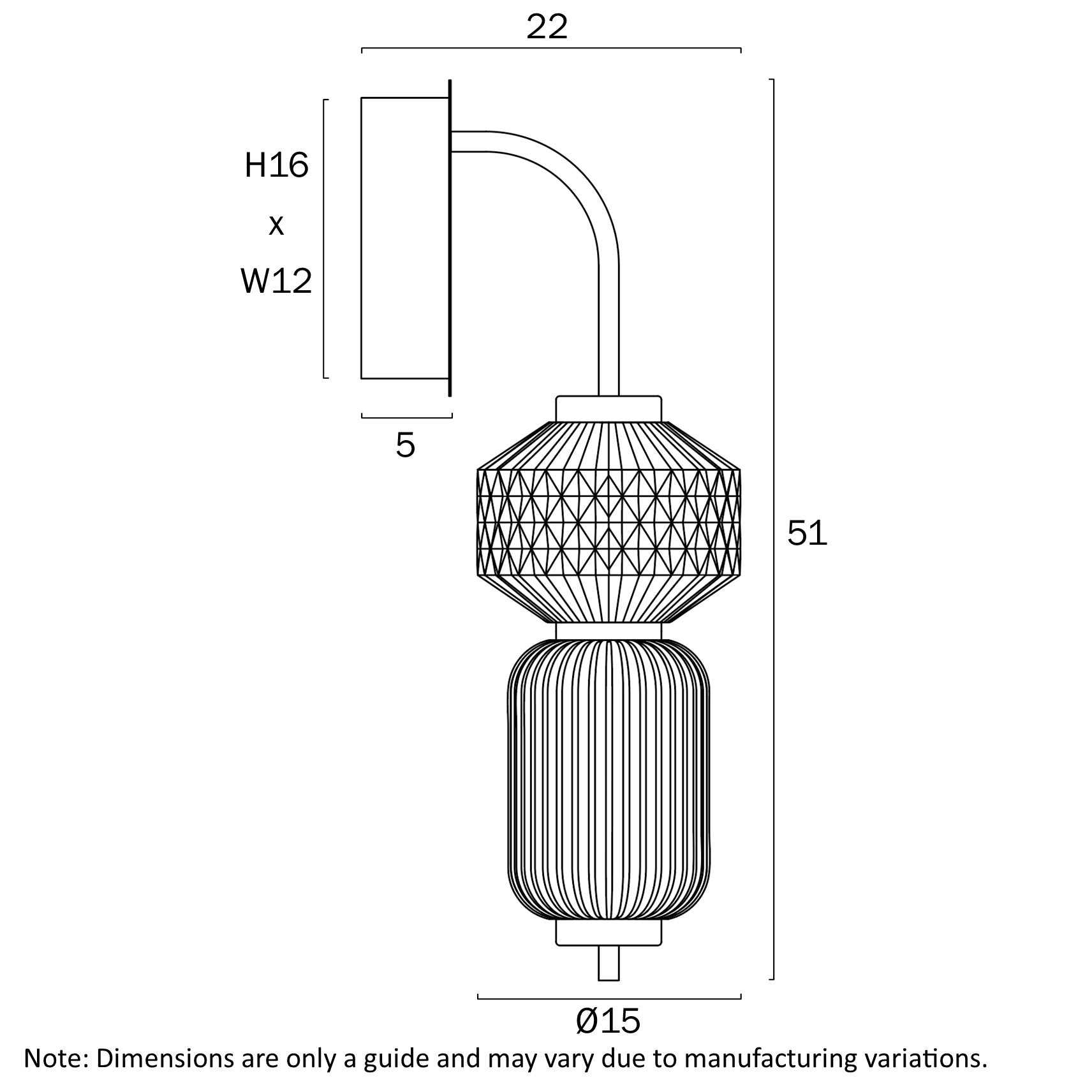 TORSO WALL LIGHT