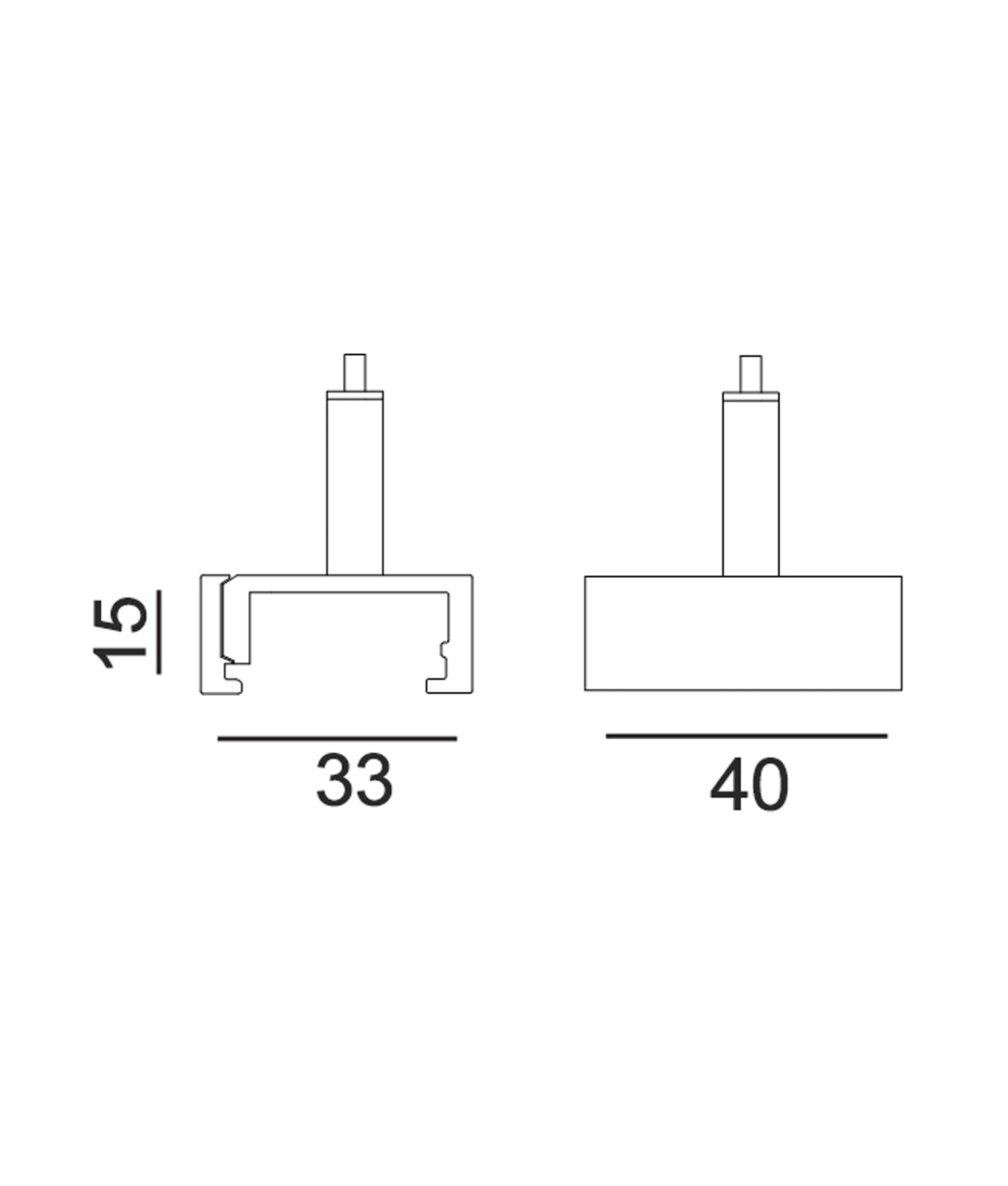 4 Wire 3 Circuit Track Suspension Kits & Clamp