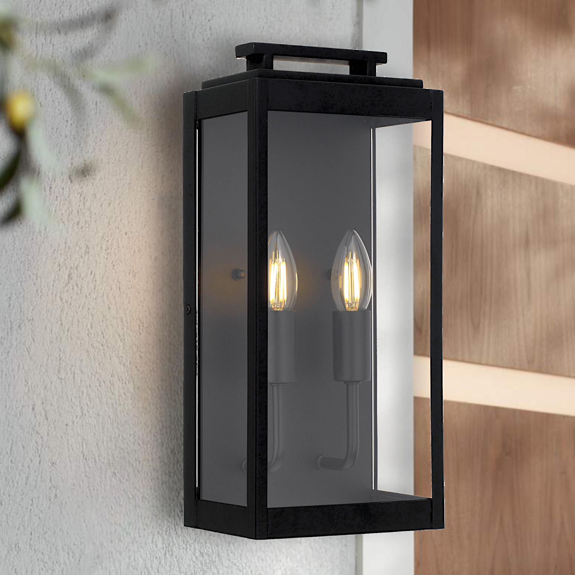 TRUMAN 2 LIGHT EXTERIOR WALL LIGHT