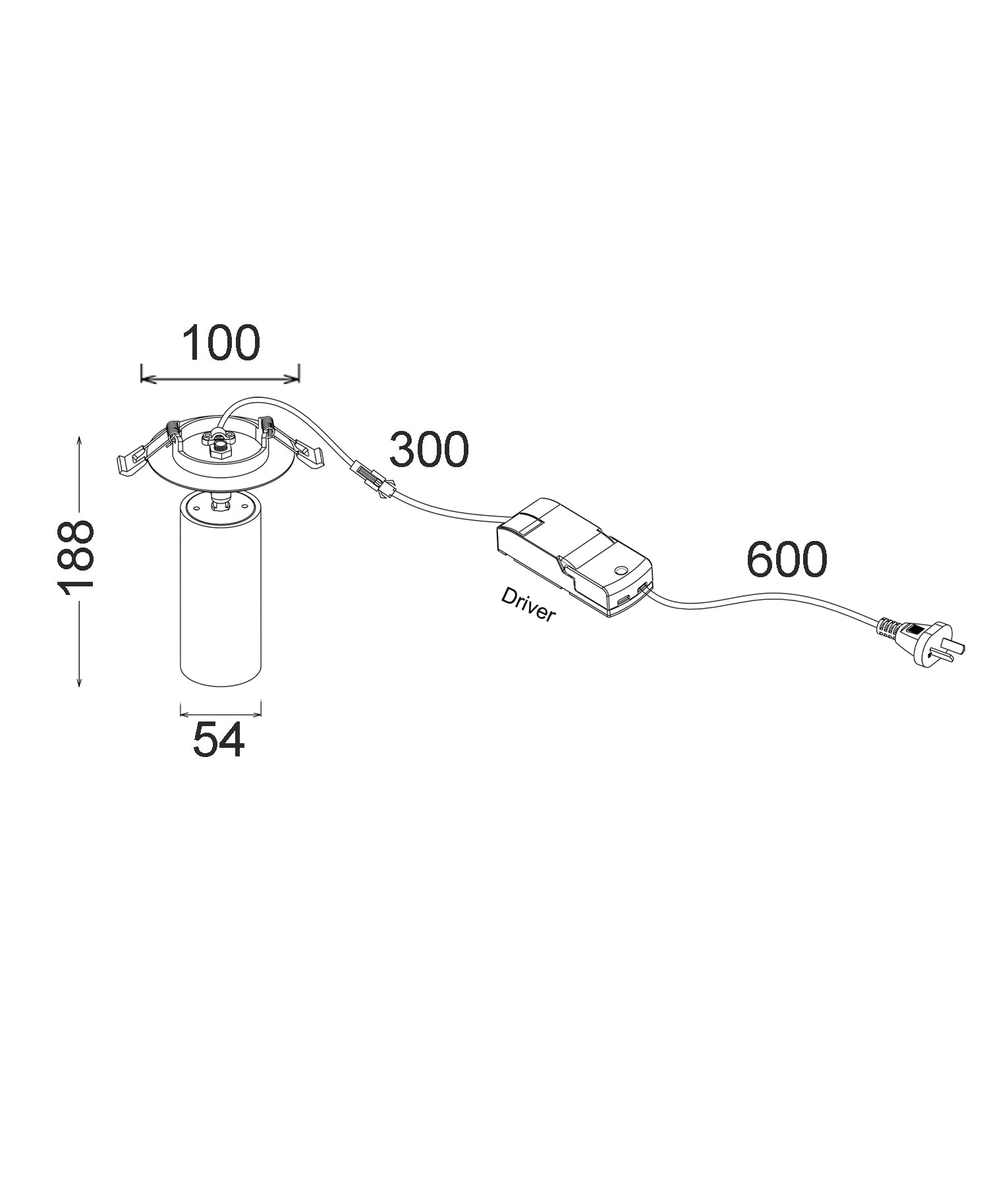 TUBO Downlights