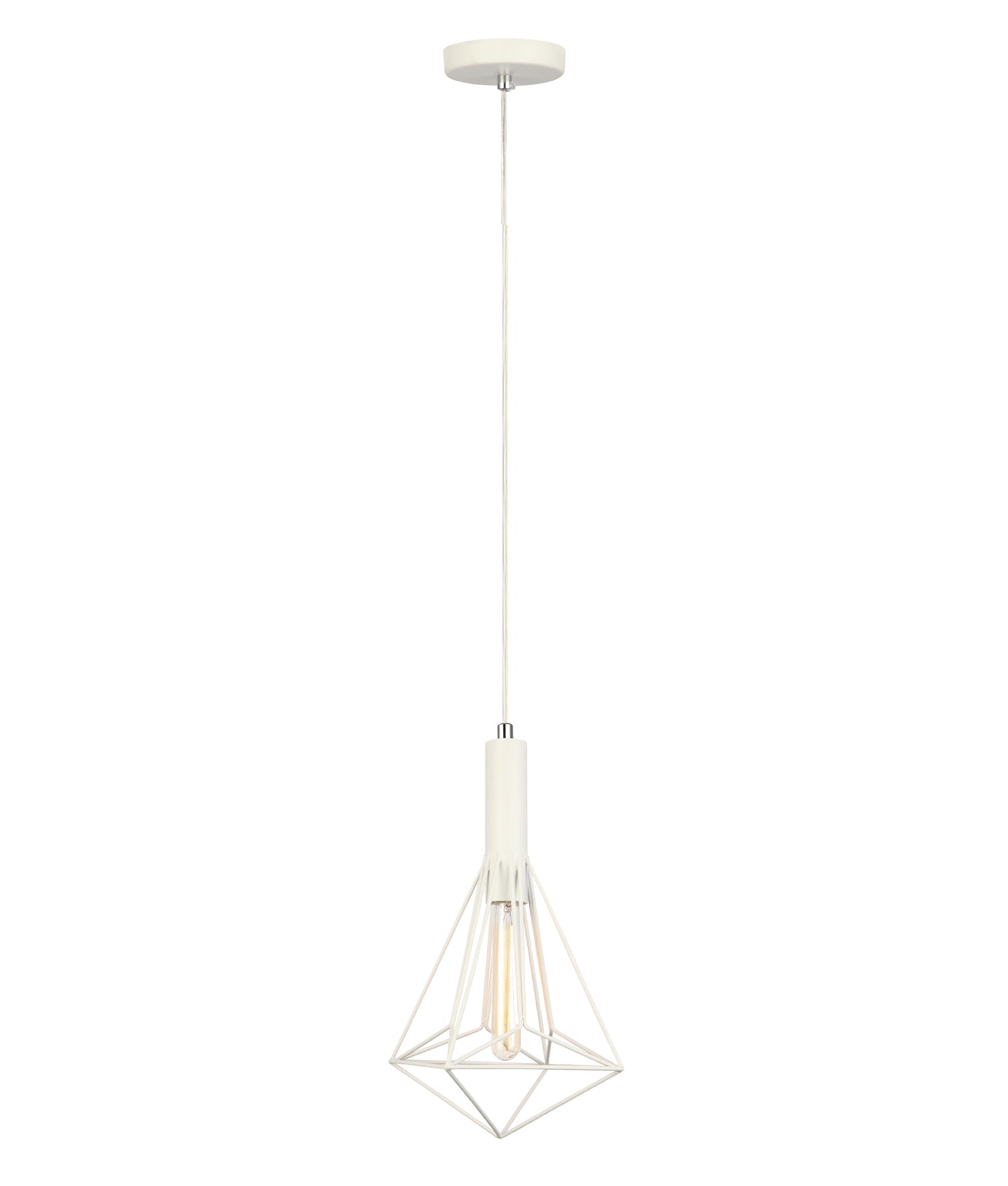 BLACKBAND & WHITEBAND: Diamond Shape Bird Cage Pendant Lights