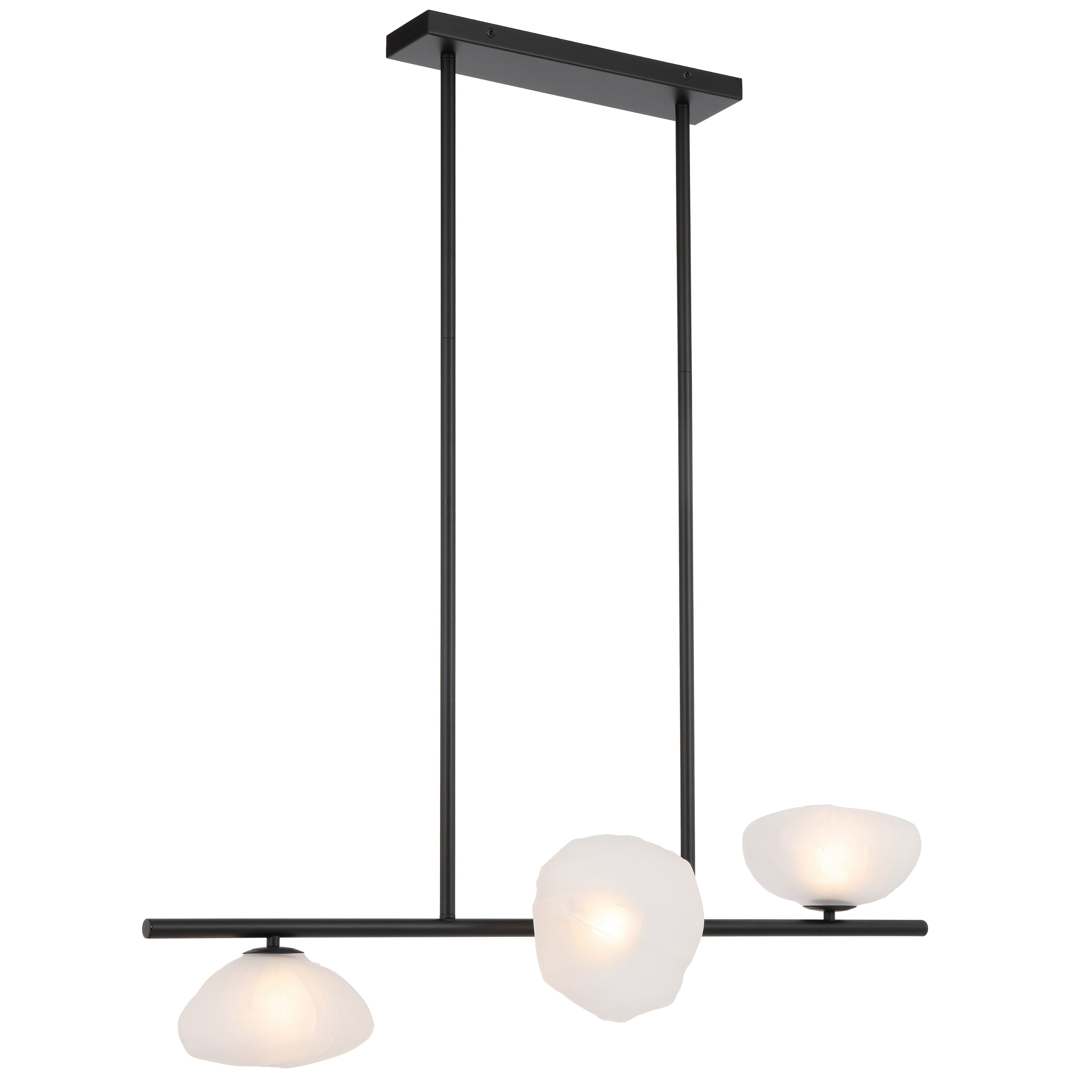ZECCA 3 LIGHT HORIZONTAL PENDANT