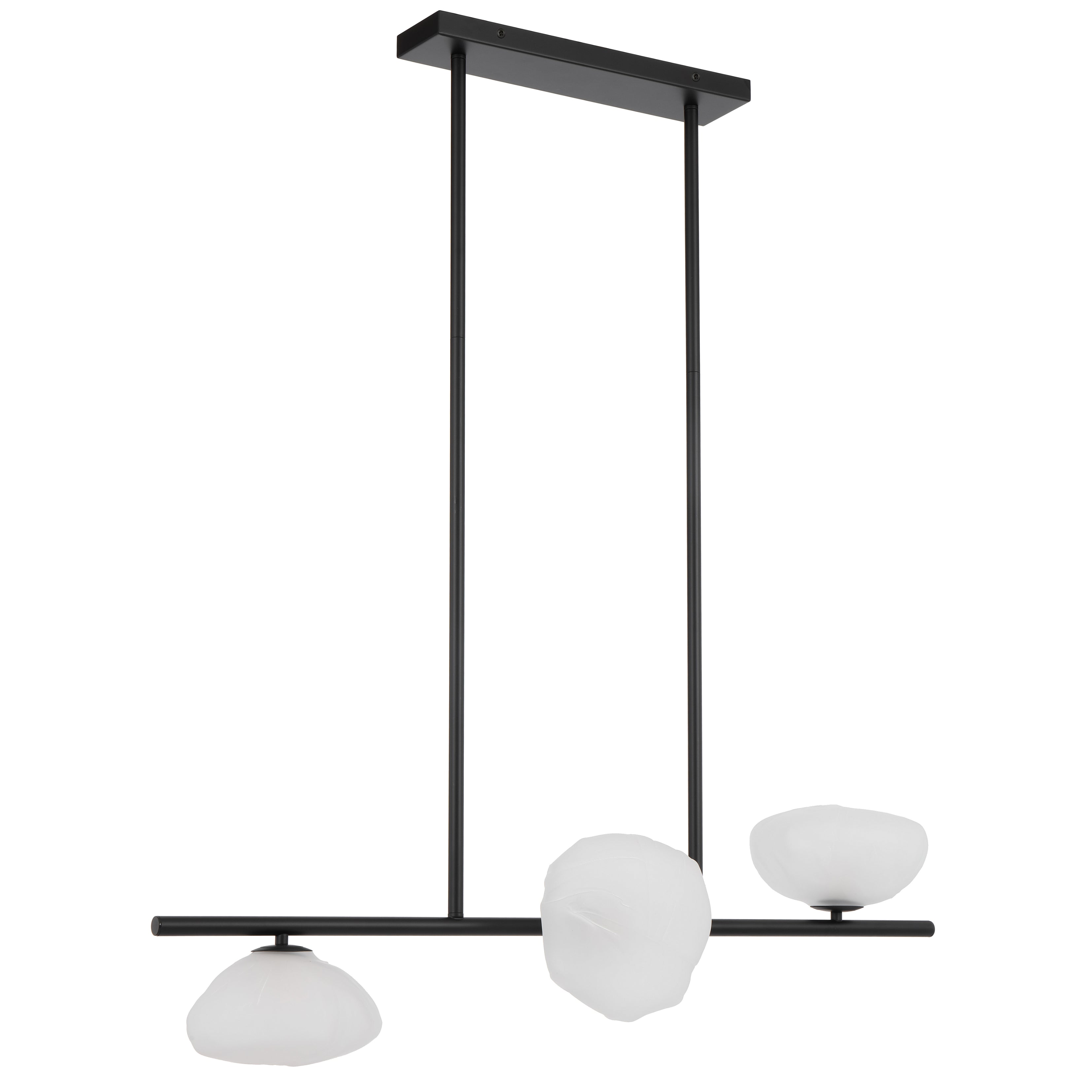 ZECCA 3 LIGHT HORIZONTAL PENDANT