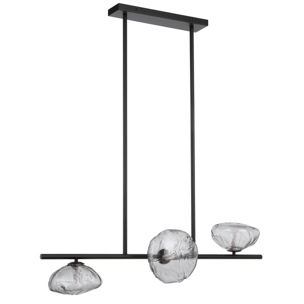 ZECCA 3 LIGHT HORIZONTAL PENDANT