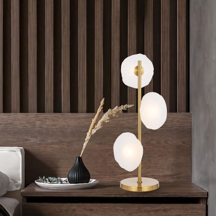 ZECCA 3 LIGHT TABLE LAMP
