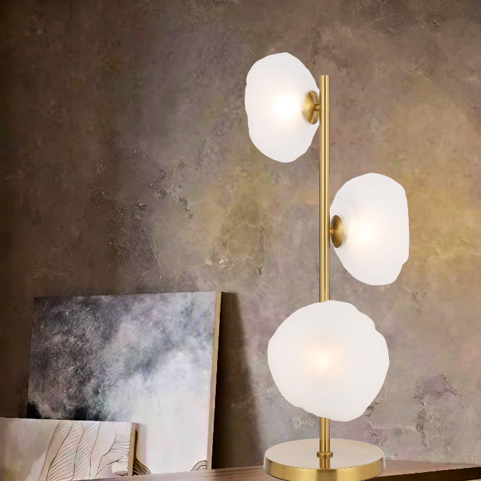 ZECCA 3 LIGHT TABLE LAMP