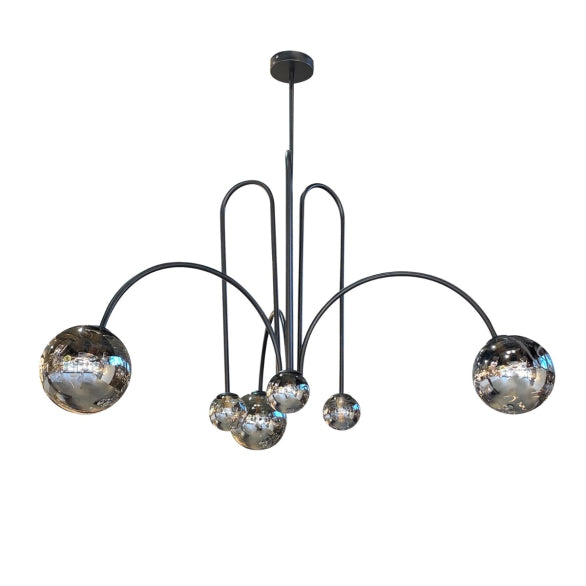 ARCH PENDANT BLACK AND SMOKE