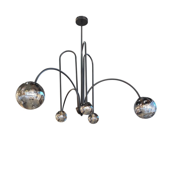 ARCH PENDANT BLACK AND SMOKE