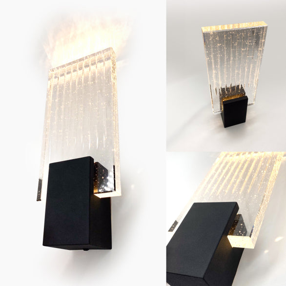 FELIX CRYSTAL BLACK WALL LIGHT