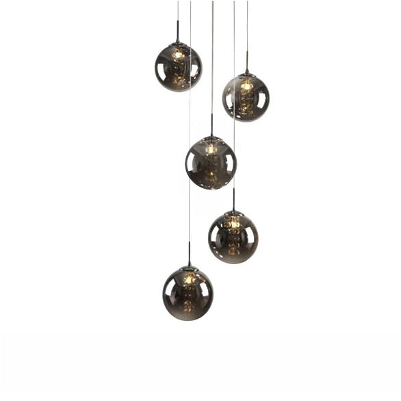BUBBLES BLACK/SMOKE PENDANT 5LT