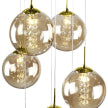 BUBBLES GOLD/COGNAK PENDANT 5LT