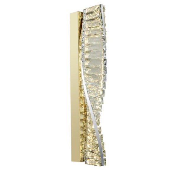 CYRIL CRYSTAL GOLD WALL LIGHT