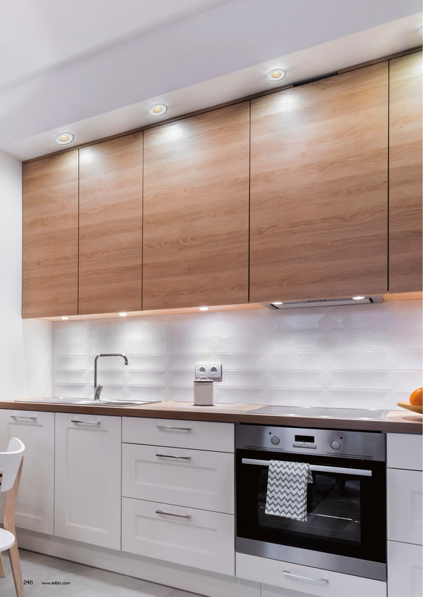 DURO ROUND STAIR/DOWN LIGHT WHITE