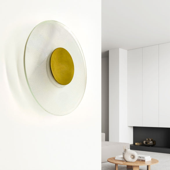 ELLIPSE WALL LIGHT 280 BRASS