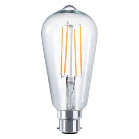 Pear ST64 8w LED Filament - Dim - E27 -4500K
