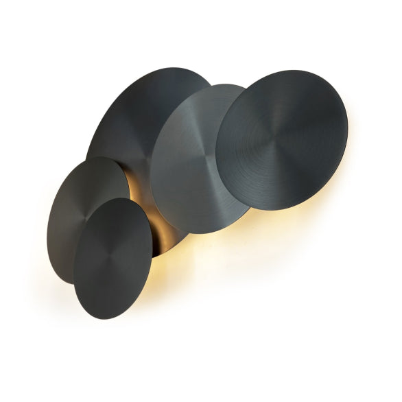 FORART 5 WALL LIGHT SATIN BLACK