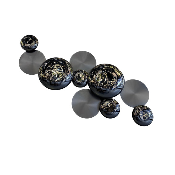 FORART MULTI 10 WALL LIGHT BLACK