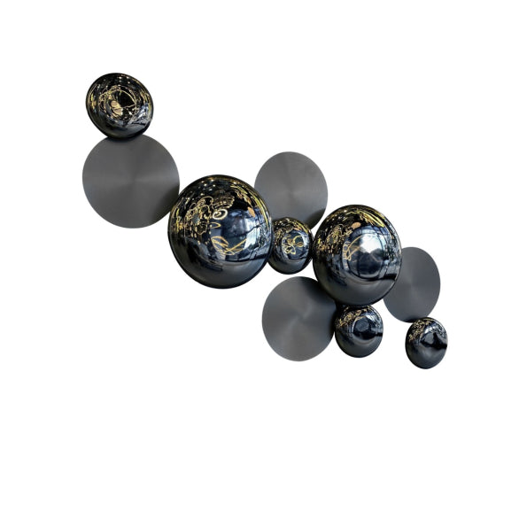 FORART MULTI 10 WALL LIGHT BLACK