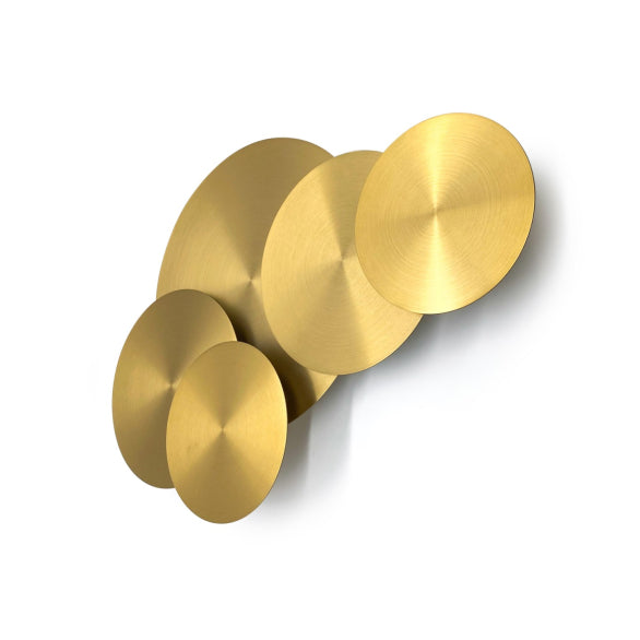 FORART 5 WALL LIGHT SATIN GOLD