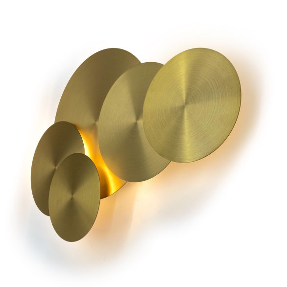 FORART 5 WALL LIGHT SATIN GOLD