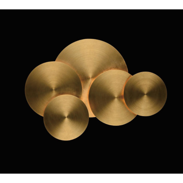 FORART 5 WALL LIGHT SATIN GOLD