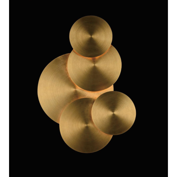 FORART 5 WALL LIGHT SATIN GOLD