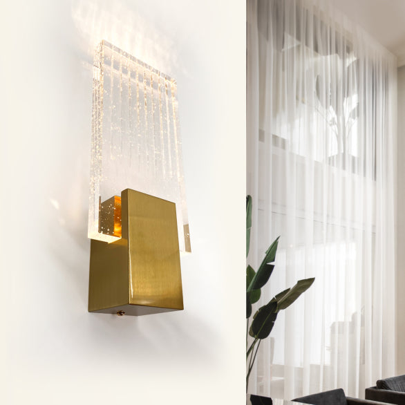 FELIX CRYSTAL GOLD WALL LIGHT