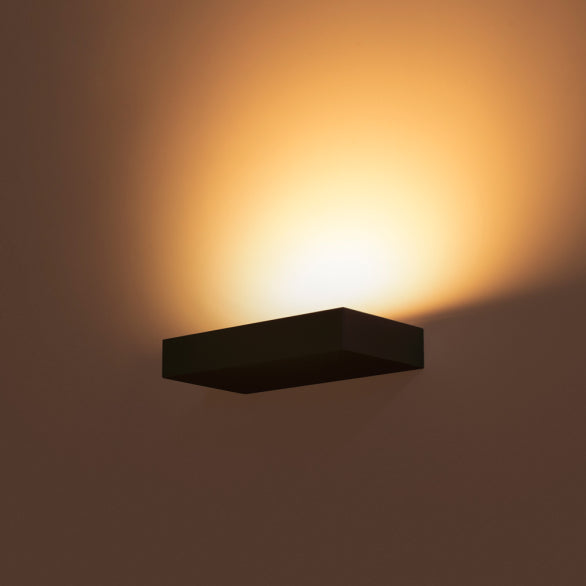 SQUARE UP WALL LIGHT BLACK 20W