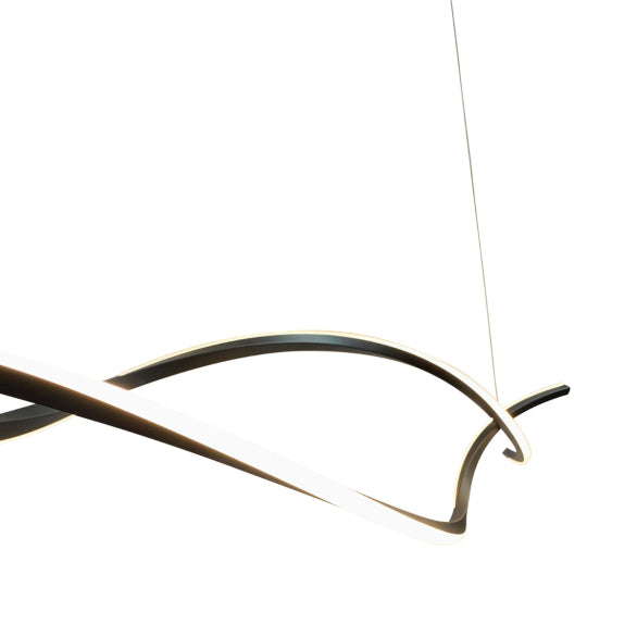 TWIRL BLACK PENDANT 2M