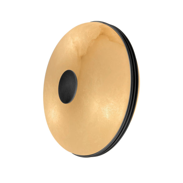 PANISH DISC WALL LIGHT MARBLE BLACK
