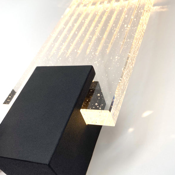 FELIX CRYSTAL BLACK WALL LIGHT
