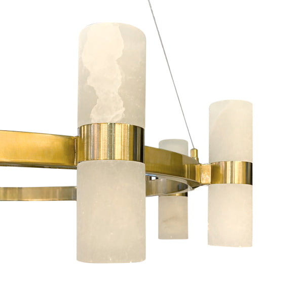 PANISH 16LT MARBLE PENDANT GOLD