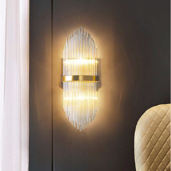 JASPER DROP CRYSTAL WALL LIGHT