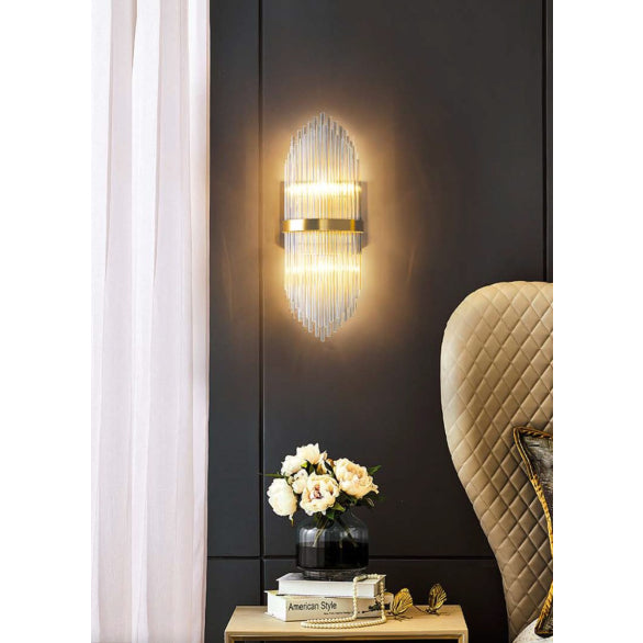 JASPER DROP CRYSTAL WALL LIGHT