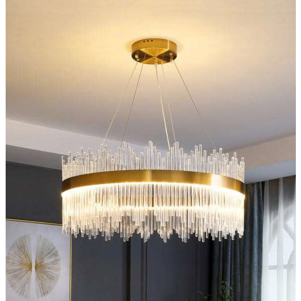 JASPER ROUND CRYSTAL PENDANT 1000