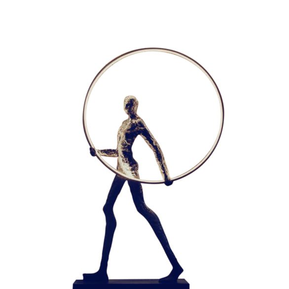 Art Body Statue Decorative Floor Lamp