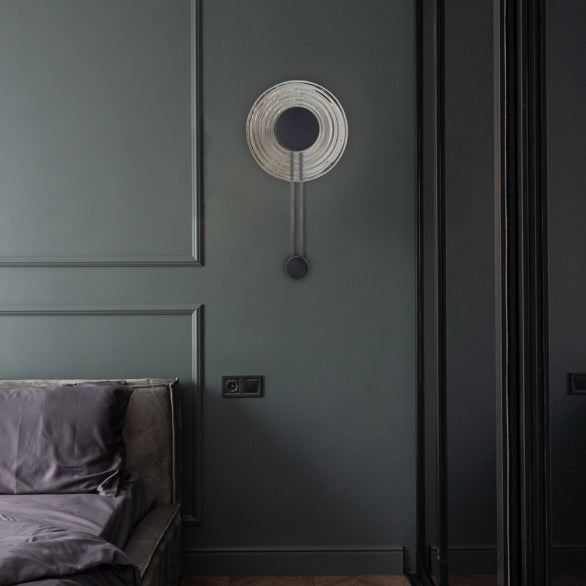 WHIRL TALL WALL LIGHT 280 BLACK