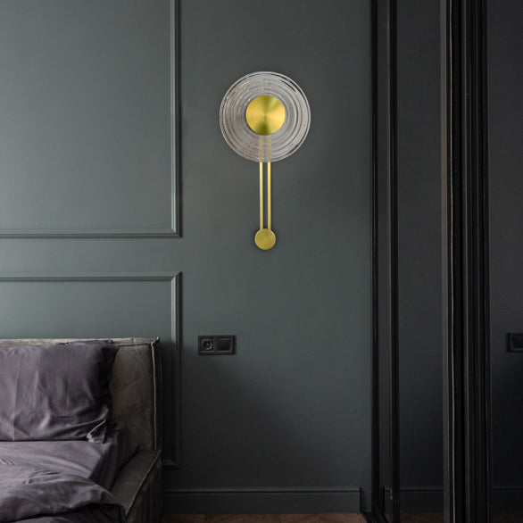 WHIRL WALL LIGHT 280 BRASS