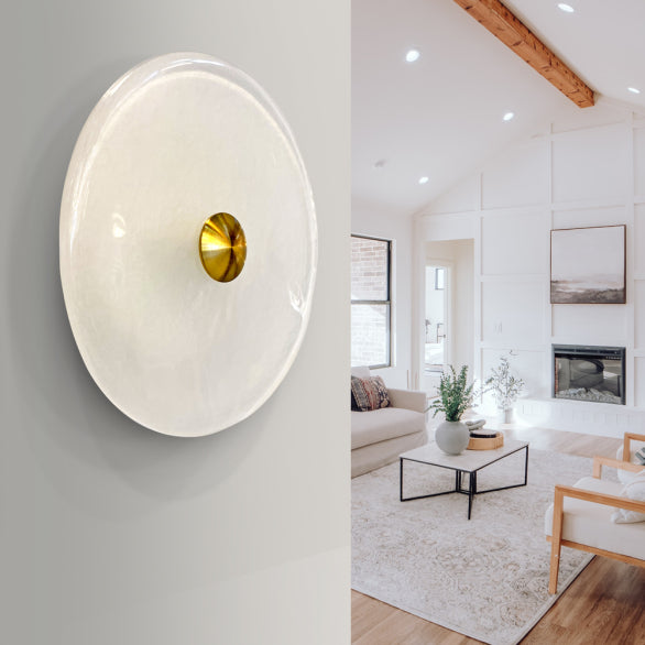 NIESHA WALL LIGHT WHITE