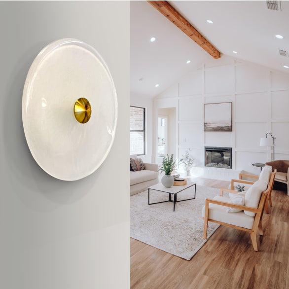 NIESHA WALL LIGHT WHITE