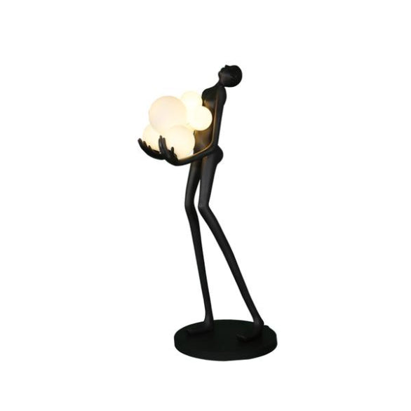 Art Body Statue Decorative Floor Lamp