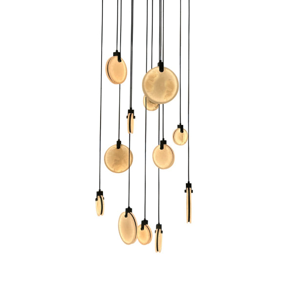 PANISH 12LT MARBLE PENDANT BLACK